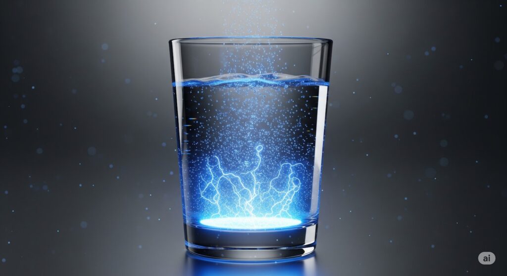 AI image of charged water