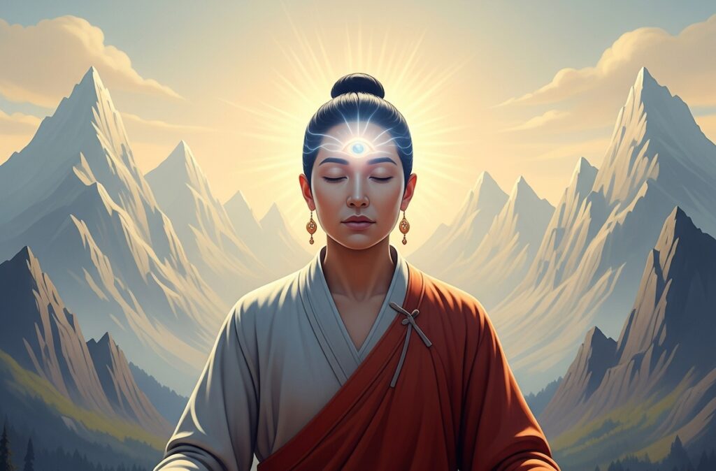 Psychic awareness photo generated by AI